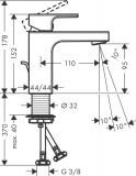 Bateria Umywalkowa Vernis Shape 71561670 Hansgrohe