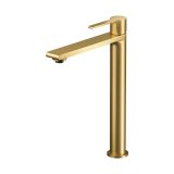 mini: Bateria Umywalkowa Virgo Złoty Szczotkowany S951-866 Cersanit (1)
