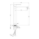 mini: Bateria Umywalkowa Virgo Złoty Szczotkowany S951-866 Cersanit (2)