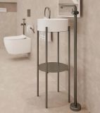 Bateria Umywalkowa Wolnostojąca Silia Titanium BQS_D2KK Deante