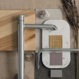 Bateria Umywalkowa Wysoka Silia Chrom BQS_020K Deante