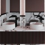 Bateria Umywalkowa Wysoka Silia Nero BQS_N24K Deante