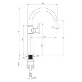 mini: Bateria Umywalkowa Wysoka Temisto Chrom BQT_020K Deante (3)