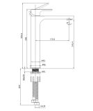 Bateria Umywalkowa Wysoka Vega Chrom 10118110 Kielle