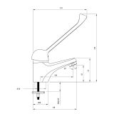 Bateria Umywalkowa Z Dźwignią Clinic Joko Chrom BOJ_020C Deante