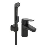 Bateria Umywalkowa Z Rączką Natrysku Bidetta Vega Czarny mat 1812FG-33 Oras