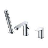 Bateria Wannowa 3-Otworowa Lunepo Chrom ABLU231121 Avapax