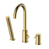 Bateria Wannowa 3-Otworowa Ultimate Złoty Szczotkowany ABUL231221 Avapax