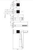 Bateria Wannowa 4-Otworowa Antracyt Contour CT8032AT Omnires