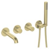 mini: Bateria Wannowa 4-otworowa Silia Hexa Złoty Szczotkowany BHS_R18P Deante (1)