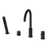 Bateria Wannowa 4-Otworowa Ultimate Czarny ABUL241321 Avapax