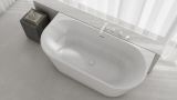 Bateria Wannowa 4-otworowa Z Zestawem Prysznicowym Silia Bianco BQS_A14M Deante