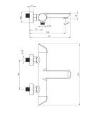 Bateria Wannowa Arnika Nero BQAN10M Deante