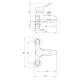 mini: Bateria Wannowa Joko Chrom BOJ_015M Deante (2)