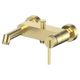 Bateria Wannowa Ścienna Bez Zestawu Prysznicowego Ori Złoty Szczotkowany 08030GN Emporia