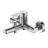 Bateria Wannowa Ścienna Z Przełącznikiem Natrysku Mistella Chrom ABMI211111 Avapax