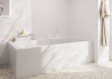 Bateria Wannowa Tecturis E 73443700 Biały Mat Hansgrohe