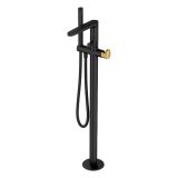 mini: Bateria Wannowa Wolnostojąca Inverto Czarny S951-283 Cersanit (2)