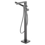 mini: Bateria Wannowa Wolnostojąca Z Zestawem Prysznicowym Blur Titanium BQL_D17M Deante (1)