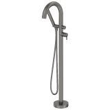 Bateria Wannowa Wolnostojąca Z Zestawem Prysznicowym Silia Titanium BQS_D17N Deante