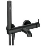 Bateria Wannowa Z Kompletem Prysznicowym Silia Nero BQS_N11M Deante