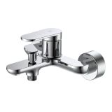 Bateria Wannowa Z Przełącznikiem Natrysku Lunepo Chrom ABLU211111 Avapax