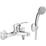mini: Bateria Wannowa Z Zestawem Prysznicowym Lobo Chrom BYU_011M Deante (1)