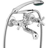 Bateria Wannowa Z Zestawem Prysznicowym Symetrio Chrom BOS_011D Deante
