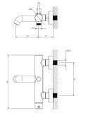 Bateria Wannowa Z Zestawem Prysznicowym Miedź Y Y1231CP Omnires