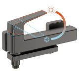 mini: Bateria Wannowa Ze Składaną Wylewką Blur Titanium BQL_D12M Deante (2)