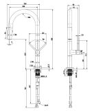 Bateria Zlewozmywakowa Z Wyciąganą Wylewką Oudee Chrom 10502110 Kielle