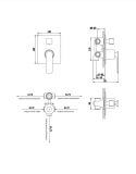 Bateria Wannowa Experience Grey QW211EG Kohlman