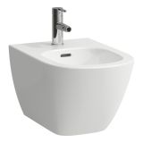 Bidet Podwieszany Advanced 520x360 mm Z Otworem Na Baterię Na Środku Z Otworem Przelewowym Lua Biały H8300810003021 Laufen