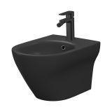 mini: Bidet Podwieszany Larga Oval Antracyt Mat K677-041 Cersanit (1)
