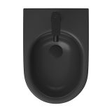 mini: Bidet Podwieszany Larga Oval Antracyt Mat K677-041 Cersanit (2)