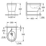 Bidet Wiszący 54 cm Euro Ceramic Biel Alpejska 102487SH00 Grohe