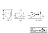 Bidet Wiszący Subway 2.0 56x37 54000001P Villeroy&Boch