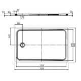 Brodzik Cayonoplan 150x80 363147980001 Kaldewei