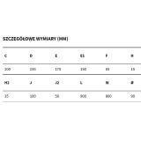 Brodzik Prostokątny Lavano Slim BREX.1103.140.100.WHN 140x100 Excellent