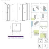 Ścianka boczna Eos DWD+S S3 100 13799452-01 Radaway