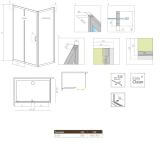 Ścianka Boczna Premium Plus S 90 Szkło Fabric 33403-01-06N Radaway