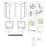 Ścianka boczna Prysznicowa Eos KDJ II S1 100 13799412-01 Radaway