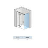 Ścianka Prysznicowa Annea ANT1 100cm  ANT110005007 Sanswiss