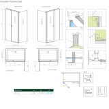Ścianka Prysznicowa Nes 8 KDS II/DWD S2 70 10080070-01-01 Radaway