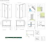Ścianka Prysznicowa Nes KDS II/DWD S2 90 10040090-01-01 Radaway