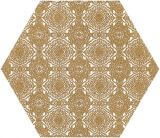 Dekor Shiny Lines E Gold Mat 19,8x17,1 Paradyż My Way