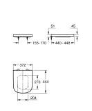 Deska Sedesowa Wolnoopadająca Euro Ceramic 39330002 Grohe