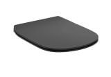 Deska Sedesowa Wolnoopadająca Tesi Czarny Mat 45x37 T3527V3 Ideal Standard