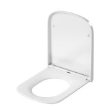 mini: Deska WC Wolnoopadająca Larga Biały K98-0231 Cersanit (2)