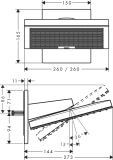 Deszczownica Pulsify E 24351700 Biały Mat Hansgrohe